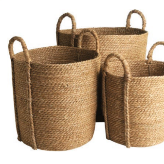Set x3 CANASTOS NATURAL