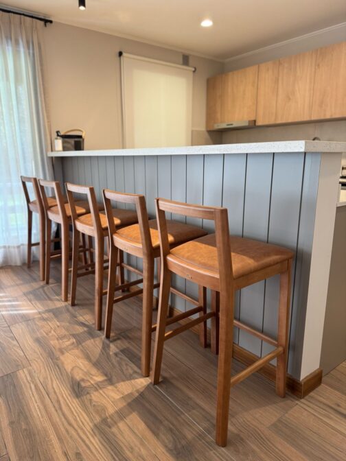 Banqueta Ibiza respaldo de madera - Imagen 4