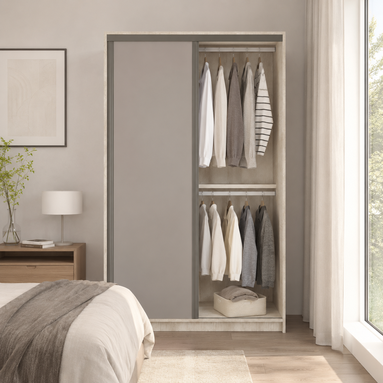 Placard 1,20M 2 puertas corredizas - Imagen 2