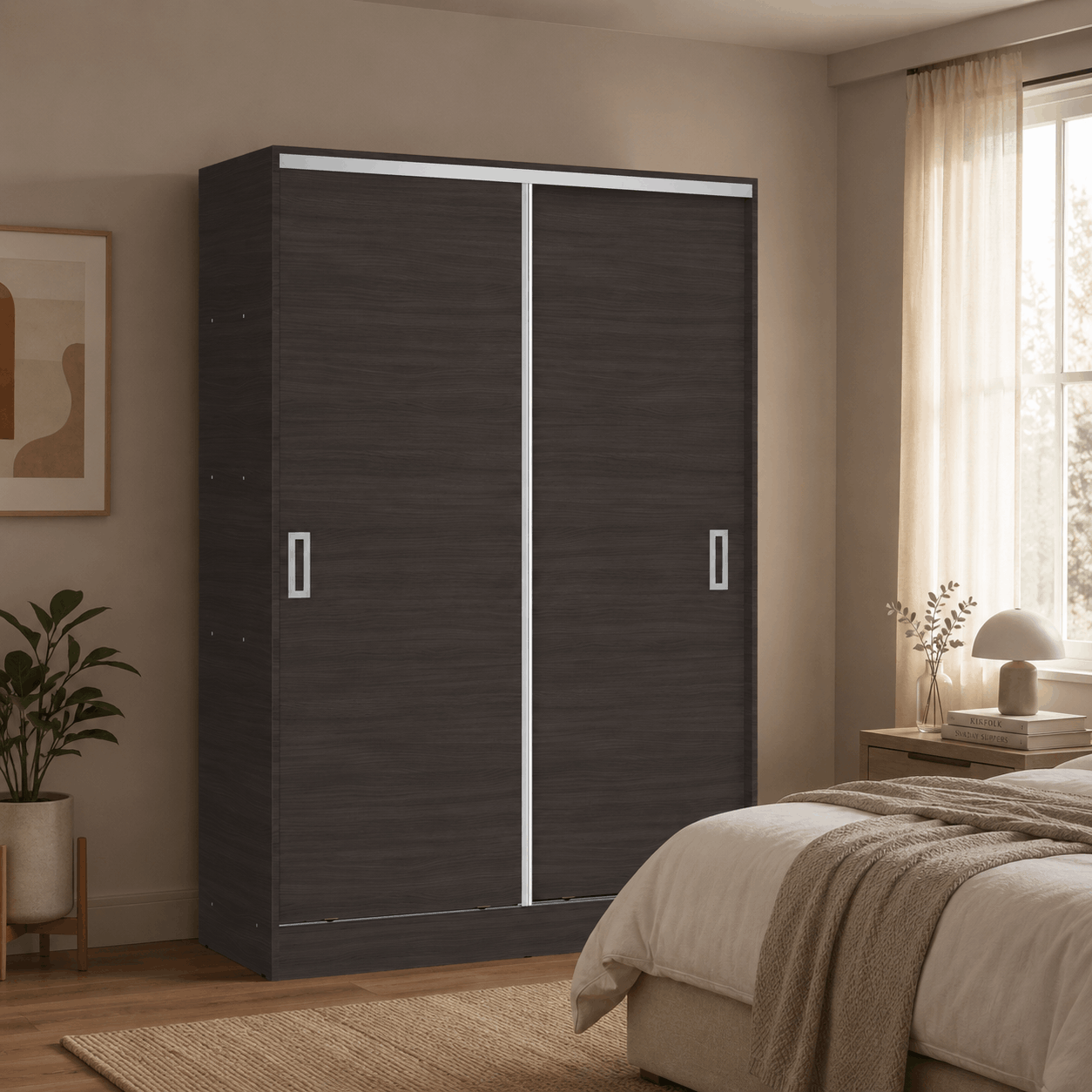 PLACARD PUERTAS CORREDIZAS LINEA SUAVE 1,24m - Imagen 2