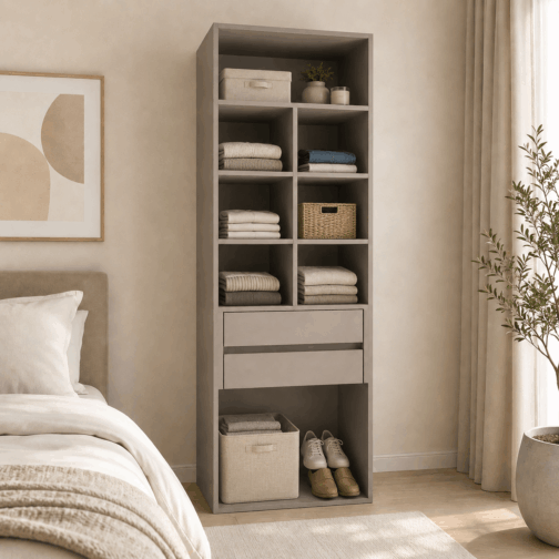 Modulo Interior Placard – 2 Cajones 0,60M