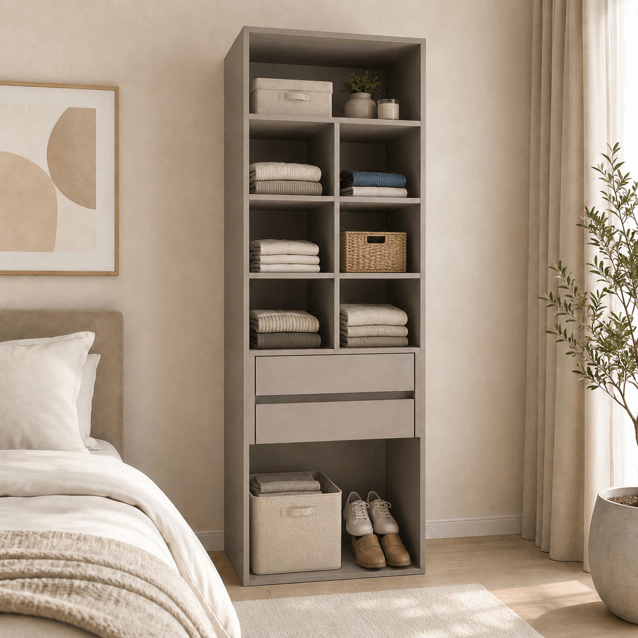 Modulo Interior Placard - 2 Cajones 0,60M - Imagen 2