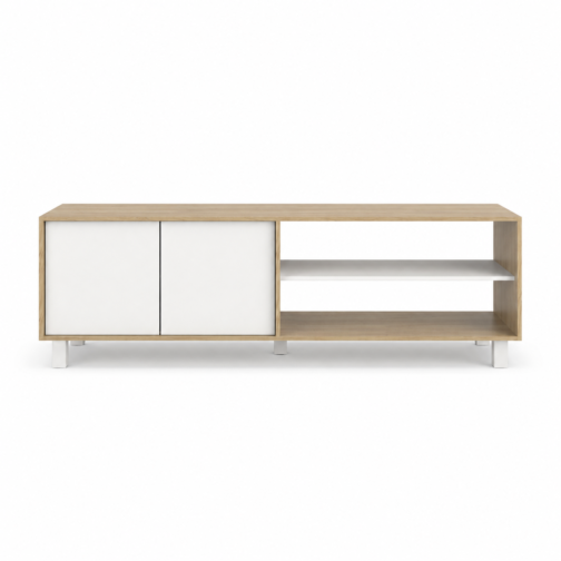 MESA DE TV HASTA 75″ 2 PUERTAS 1,80M LINEA MINIMAL