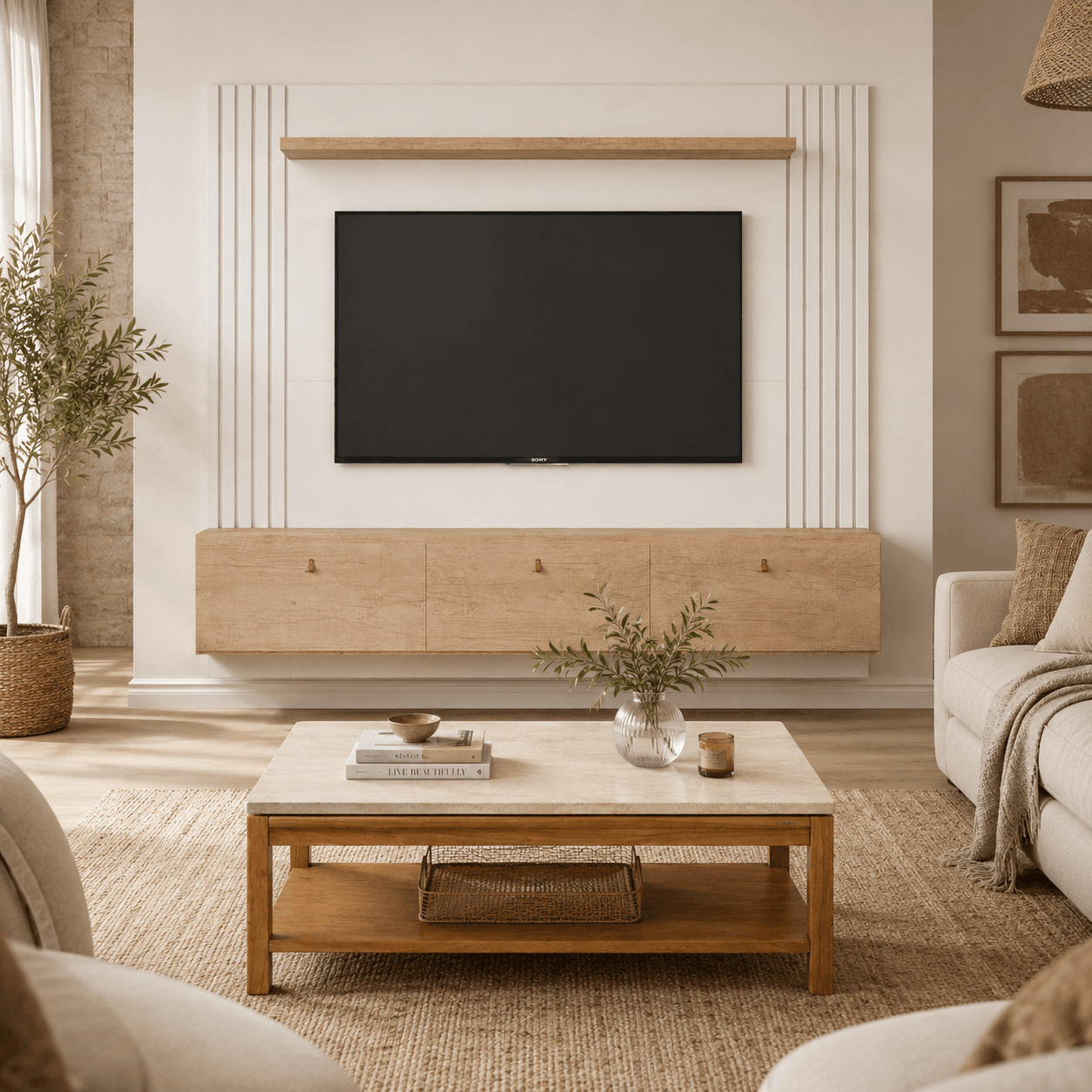 Panel Rod tv 50″ 3 puertas - Imagen 2