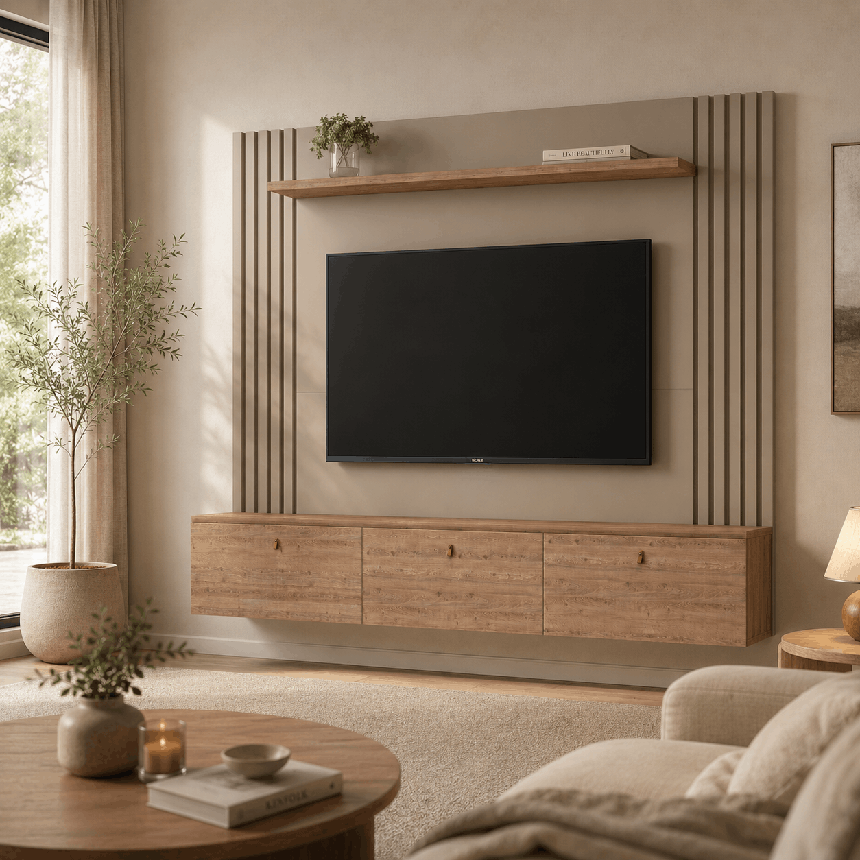 Panel Rod tv 50″ 3 puertas - Imagen 4