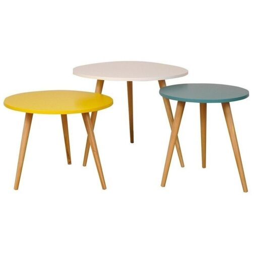 MESA RATONA SET X3 COLORES