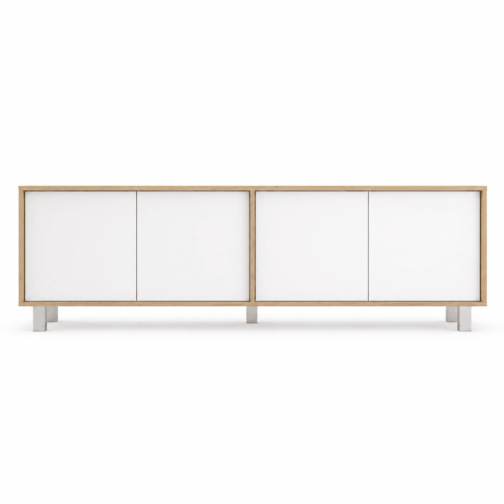 MESA DE TV HASTA 75″ 4 PUERTAS 1.80M LINEA MINIMAL