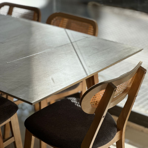 COMBO - MESA ANDREA EXTENSIBLE + 6 SILLAS DENMARK - Imagen 7