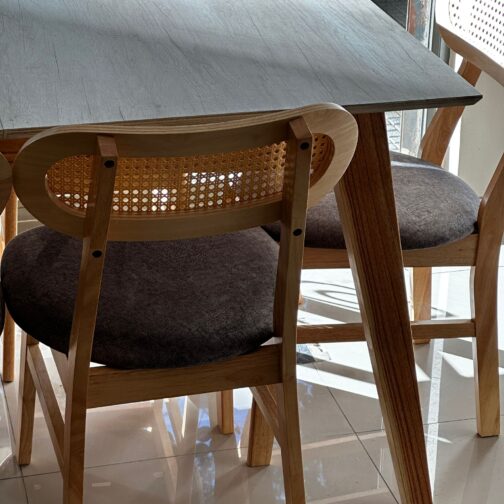 COMBO - MESA ANDREA EXTENSIBLE + 6 SILLAS DENMARK - Imagen 6