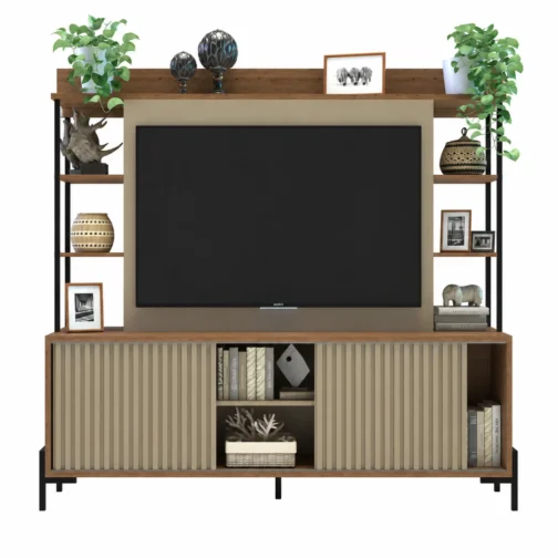 MODULAR VARILLADO 2 PUERTAS CORREDIZAS 2 ESPEJOS TV6O