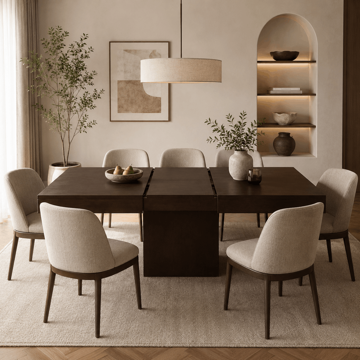 MESA EXTENSIBLE KOBAC 120-160X110M - Imagen 4