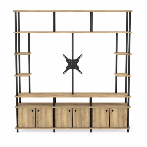 RACK DE TV INDUSTRIAL 192X200M ATKAMA/NEGRO