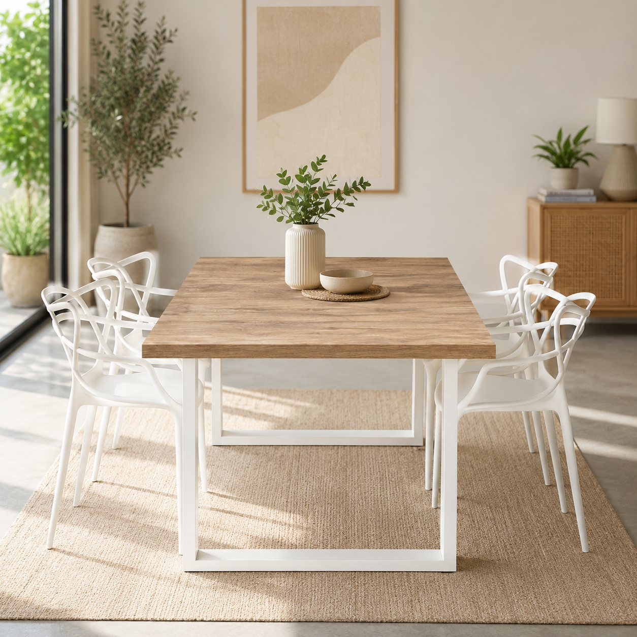 COMBO: MESA CUBO 1.40mts + 4 SILLAS MASTER - Imagen 3