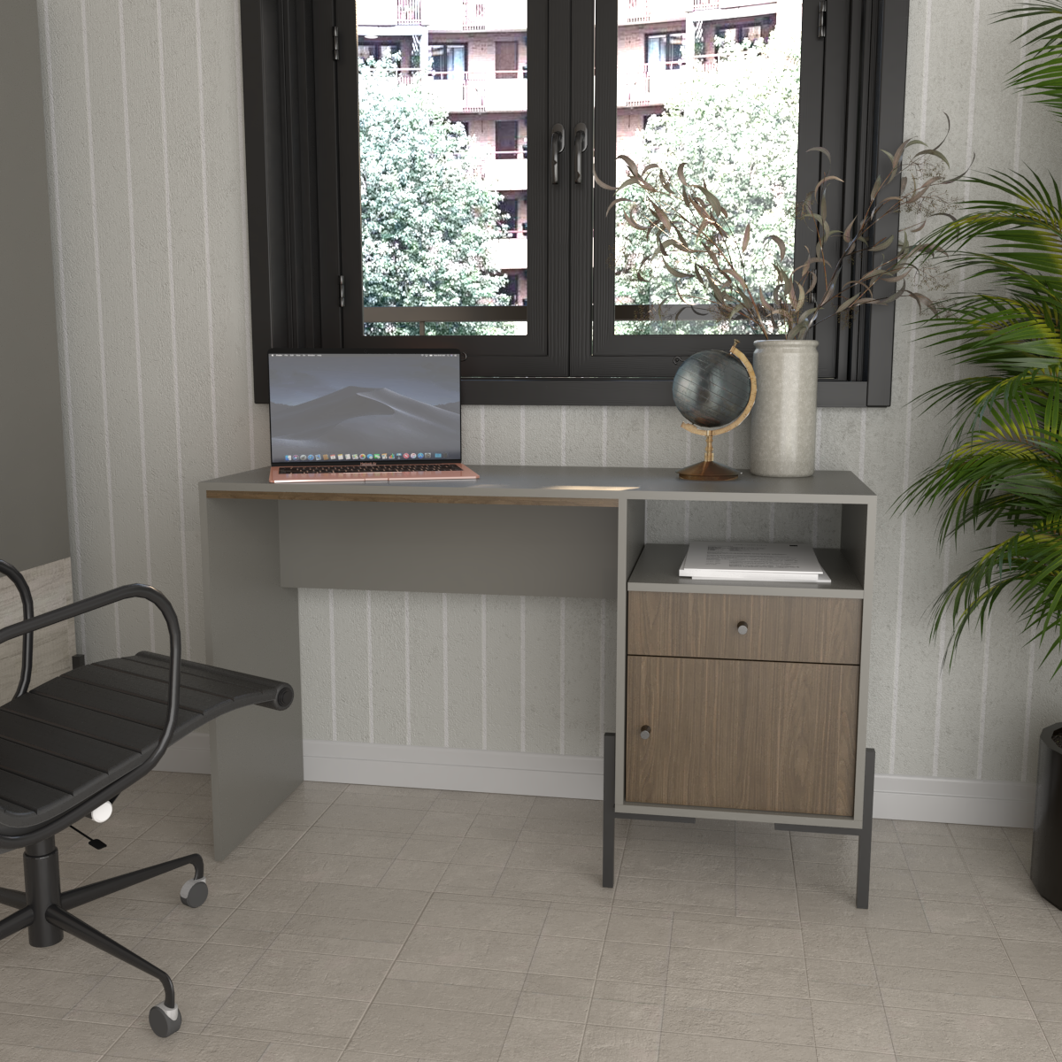 ESCRITORIO MODERNO INDUSTRIAL - Imagen 4