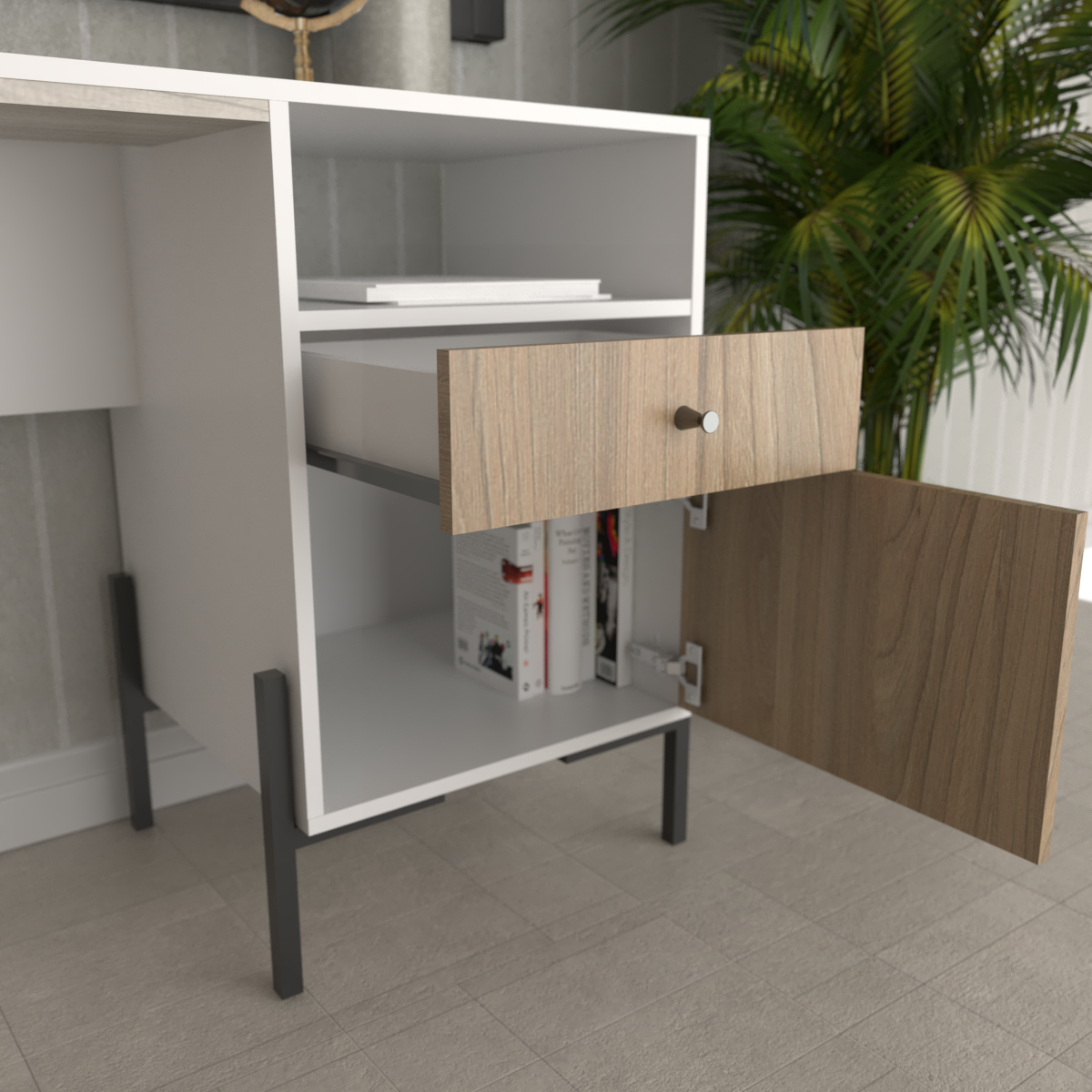 ESCRITORIO MODERNO INDUSTRIAL - Imagen 6