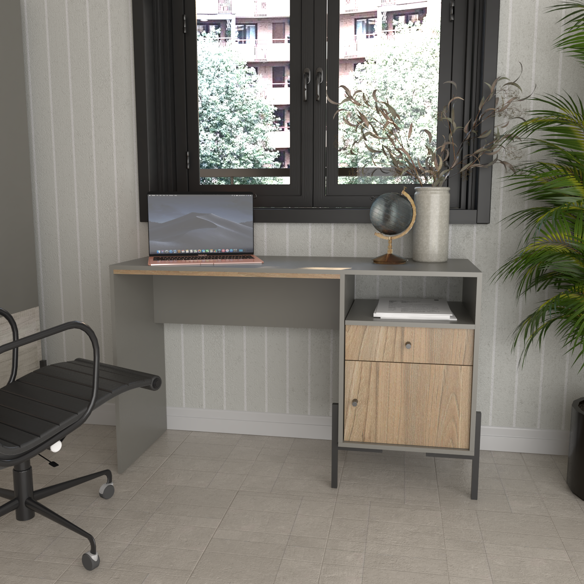 ESCRITORIO MODERNO INDUSTRIAL - Imagen 5