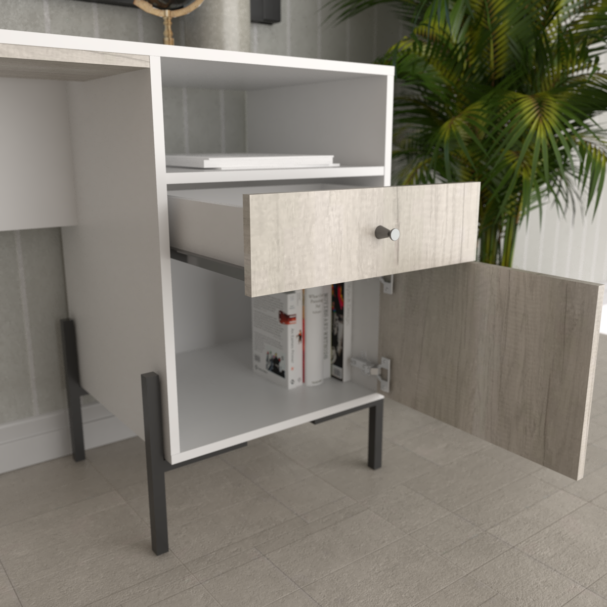 ESCRITORIO MODERNO INDUSTRIAL - Imagen 7