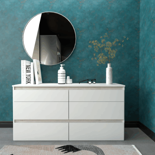 COMODA CAJONERA 6 CAJONES