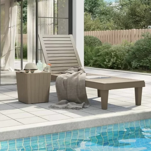 REPOSERA JAIPUR PVC SIMIL MADERA - Imagen 2