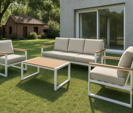 SET BAHIA 3 CUERPOS BLANCO Y BEIGE -JD/1381/ BEIGE