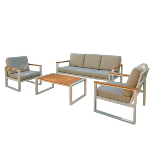 SET BAHIA 3 CUERPOS BLANCO Y BEIGE -JD/1381/ BEIGE