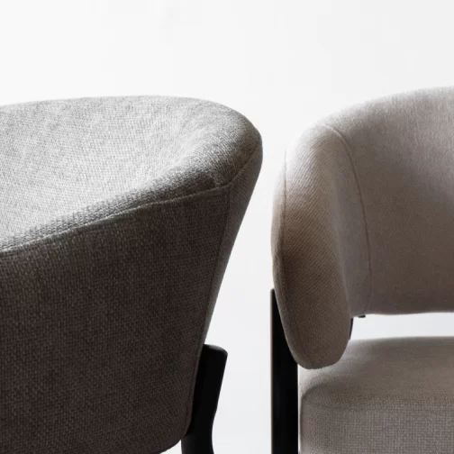 Sillon Zambia Chenille Gris Claro