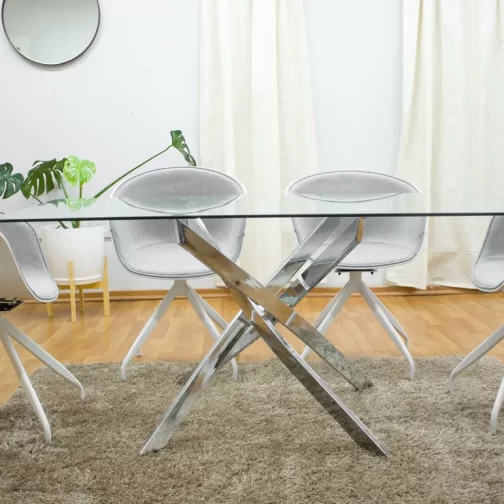 MESA INSIGNIA CROMADA