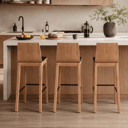 BANQUETA MADERA CLARA
