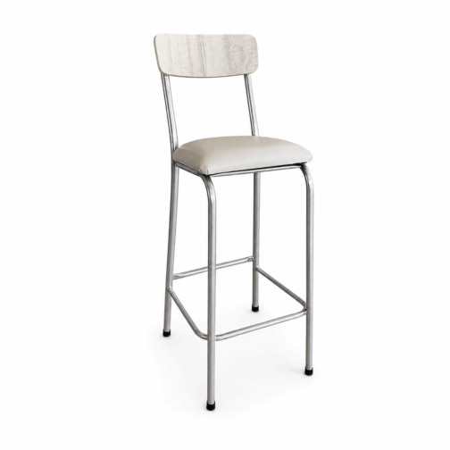 BANQUETON RESPALDO DE MADERA