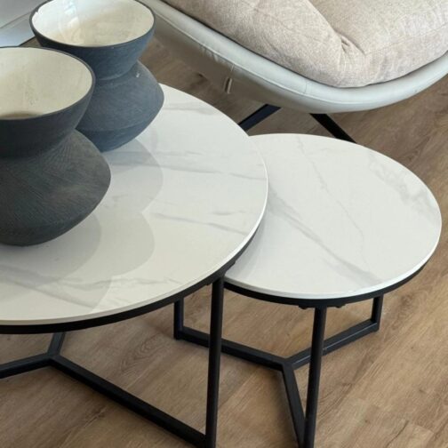SET NIHAU NEOLITH BLANCO BASE NEGRA