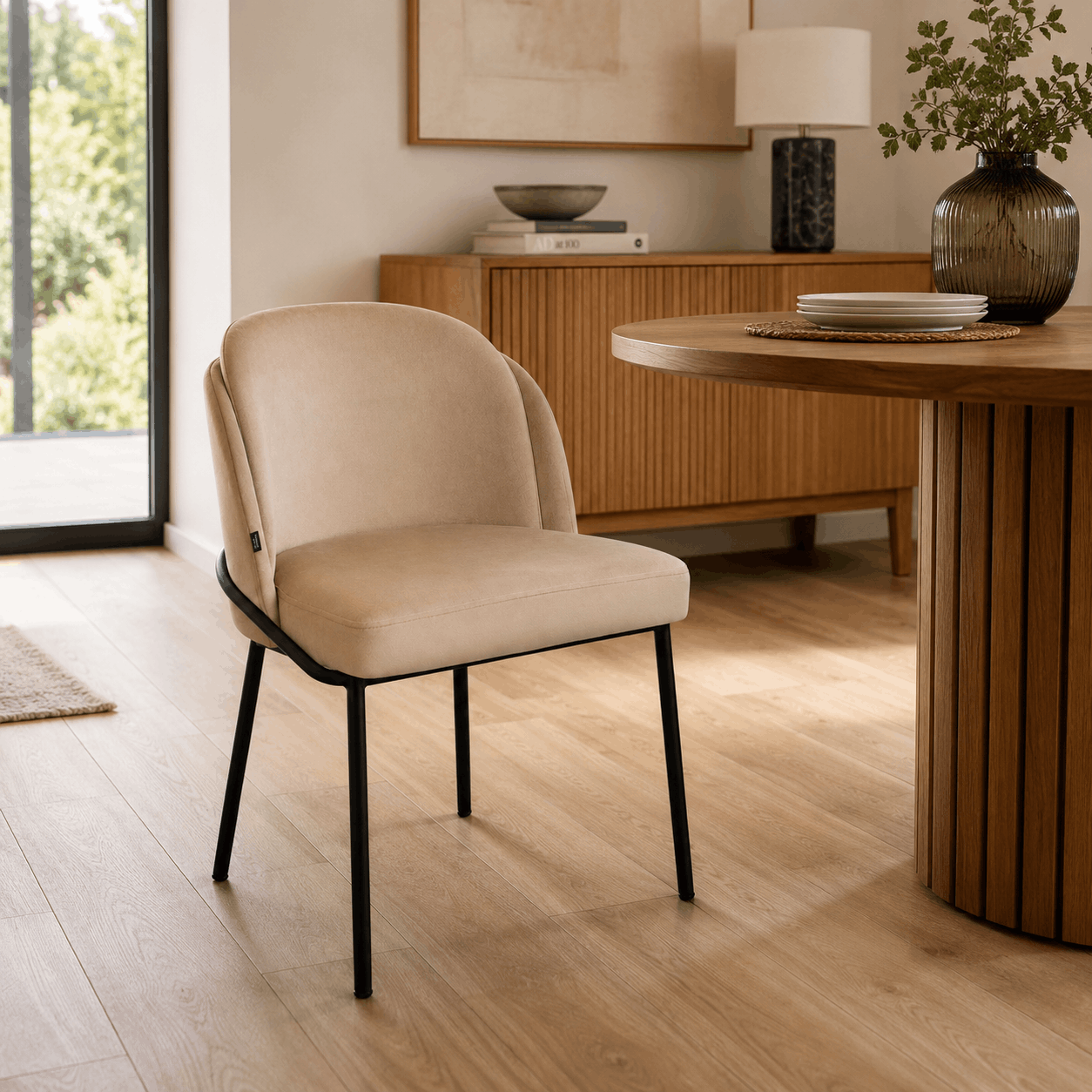 Silla Fil Noir Taupe - Imagen 2