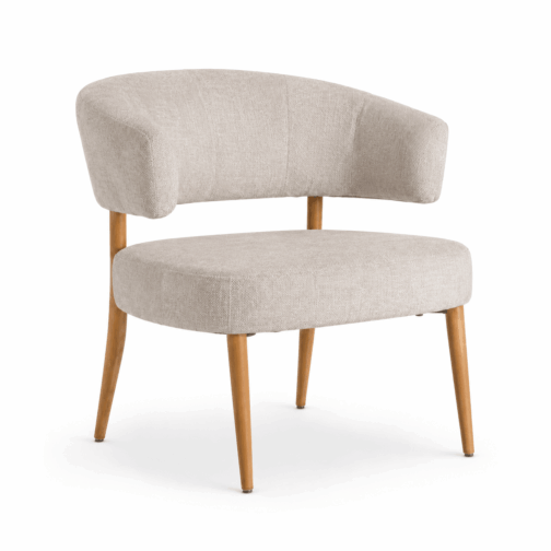 Sillon Zhagen Chenille Base Natural