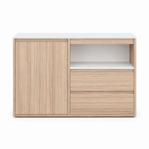 BAHIUT 1,10m 2 CAJONES 1 PUERTA