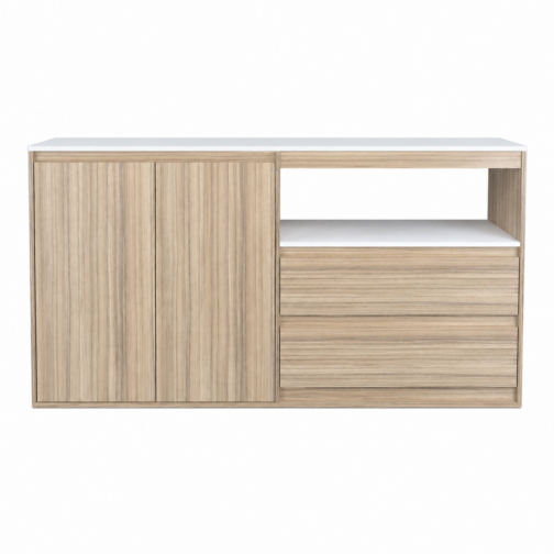 BAHIUT 1,74m 2 cajones 2 puertas