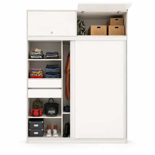 Placard corredizo 1,79m. c/baulera