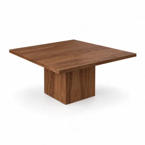 Mesa Cuadrada C/Base central Comedor 1 Faldon 50mm